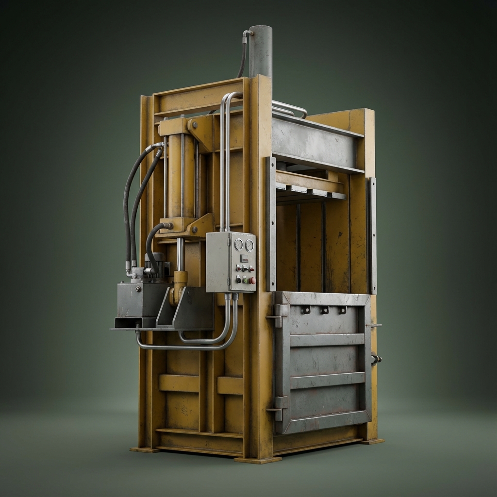 Motorised Metal Baler